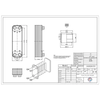 مبدل حرارتی بریزینگ مدل ATS-110-40