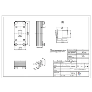 مبدل حرارتی بریزینگ مدل ATS-120T-50