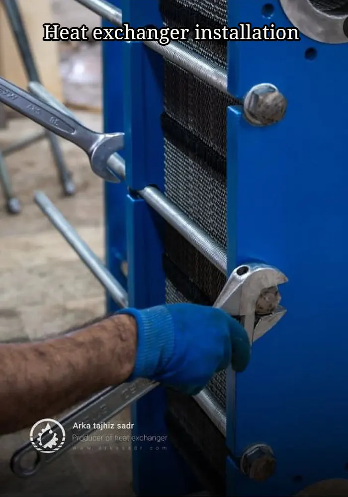 آموزش نصب مبدل حرارتی