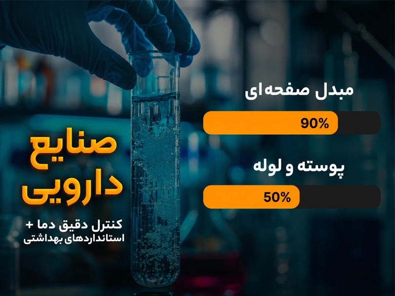 مقایسه مبدل حرارتی صفحه‌ای و پوسته‌ولوله در صنایع دارویی